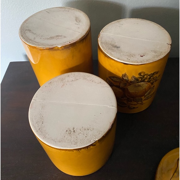 Vintage 60s Canister Set Holiday Designs USA - Picture 6 of 9